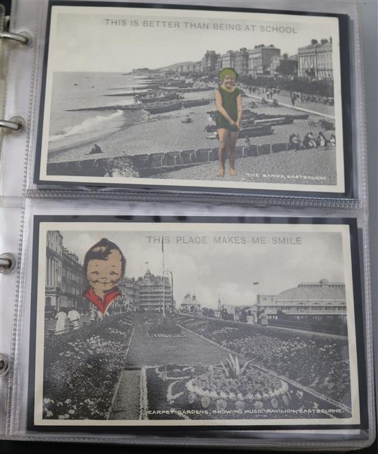 Eastbourne postcards - late Victorian, Edward VII, George V and later,